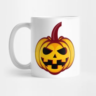 Realistic Halloween pumpkin vector art illustration Mug